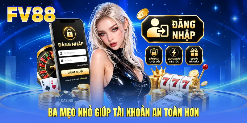 Ba mẹo nhỏ giúp tài khoản an toàn hơn
