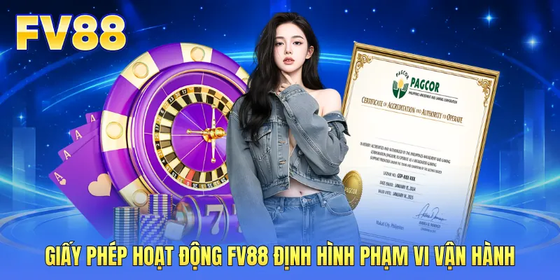 Giấy phép hoạt động FV88 định hình phạm vi vận hành
