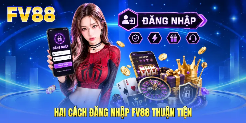 Hai cách đăng nhập FV88 thuận tiện