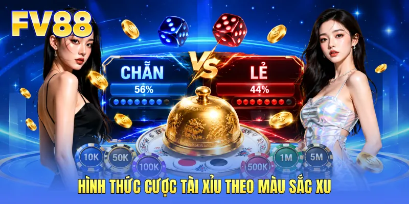 Hình thức cược Tài Xỉu theo màu sắc xu