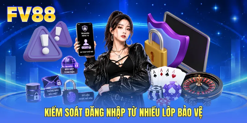 Kiểm soát đăng nhập từ nhiều lớp bảo vệ