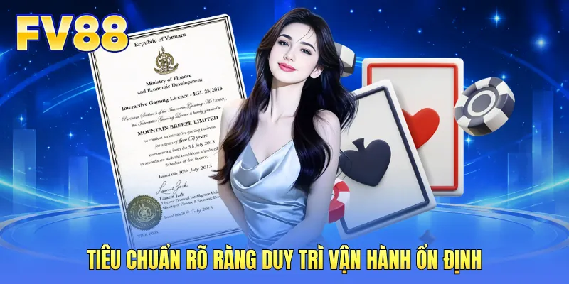 Tiêu chuẩn rõ ràng duy trì vận hành ổn định